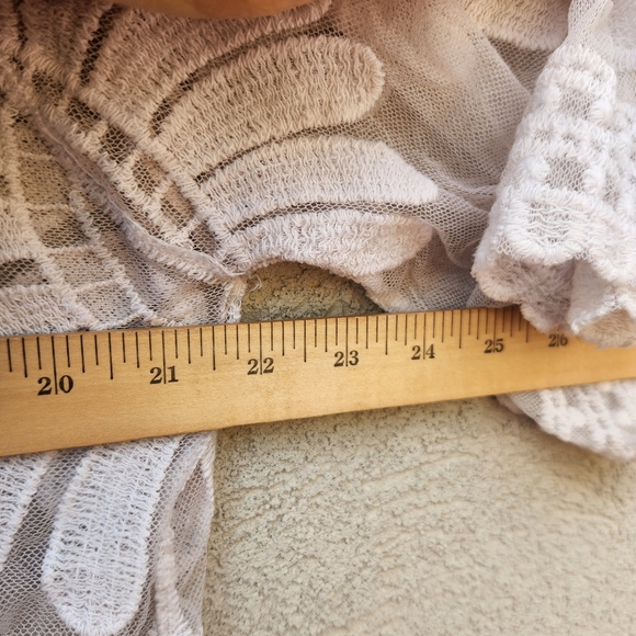 AVIDLOVE Women's Cardigan Medium Lace Embroidered Asian Inspired Fairycore - Picture 11 of 11